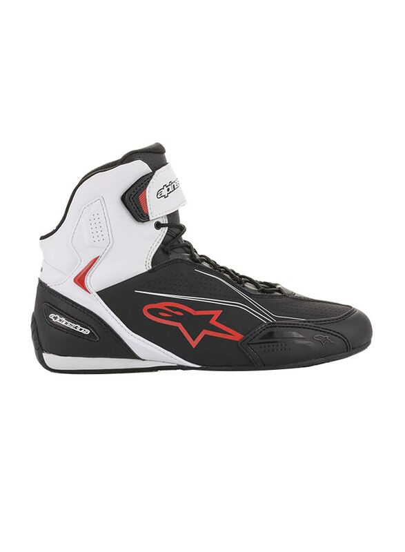 Alpinestars Faster-3 Shoes, Black/White/Red, Size 12