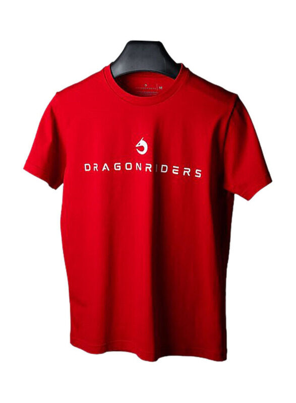 

Dragon Riderz Flaming Red T-Shirt for Unisex, Medium, Red