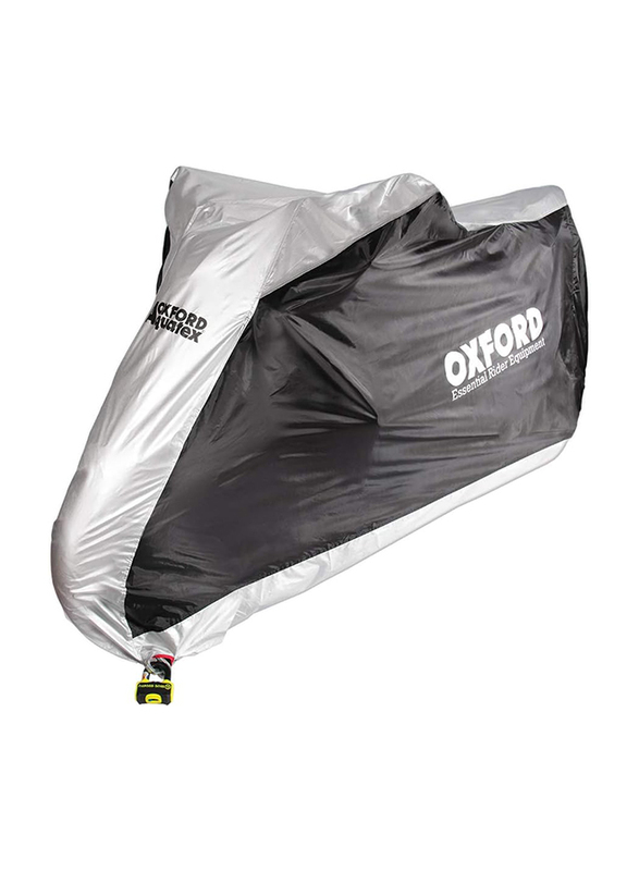 Oxford Aquatex Waterproof Motorcycle Cover, Large, Black