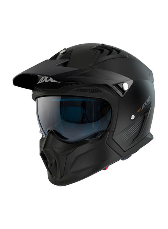 Axxis 980 Hunter Sv Solid A1 Helmet, Large, Matt Black