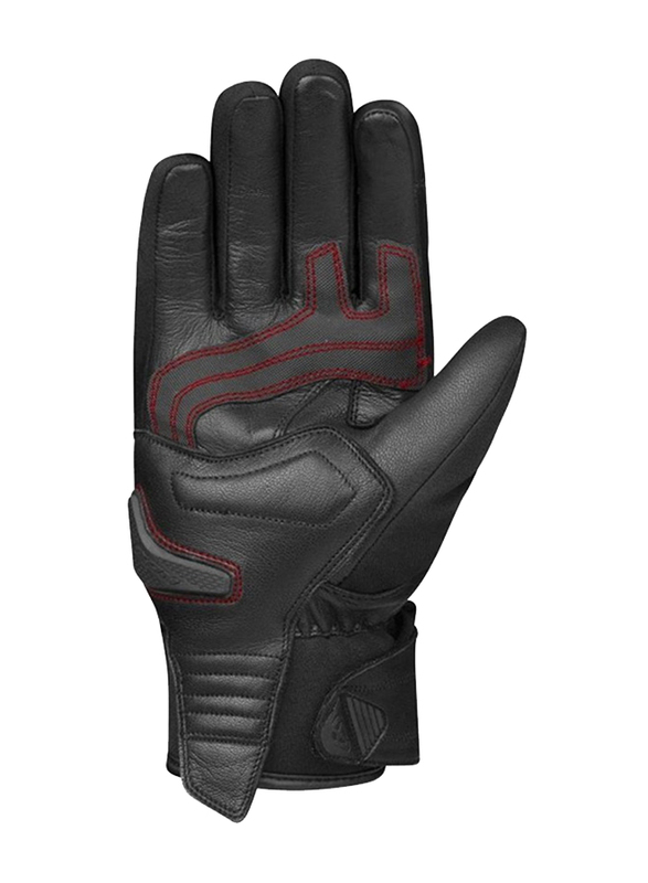 Ixon Pro Hawker Gloves, Medium, Black/Red