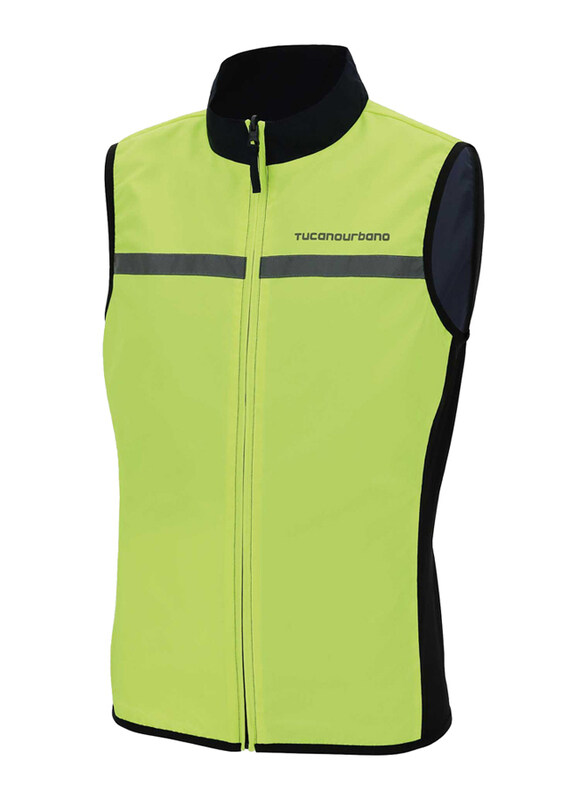 

Tucano Urbano Nano Switch Vest, Dark Blue/Fluorescent Yellow, Large-Extra Large