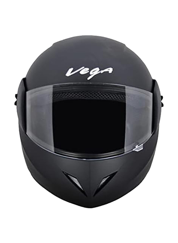 Vega Cliff DX Motorcycle Full Face Helmet, X-Large, Black