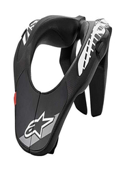 Alpinestars Youth Neck Support, Black-White, One Size