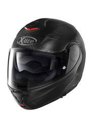 Nolan X-Lite X-1005 Ultra Carbon Dyad 002 Flat Flip-Up Motorcycle Helmet, Black, Small