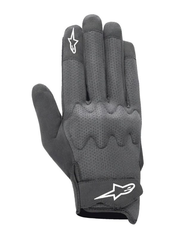 Alpinestars Stated Air Gloves, Large, Black/Grey