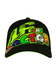 Vr 46 Racing Valentino Rossi The Doctor Cap for Men, Vr63cap, One Size, Black