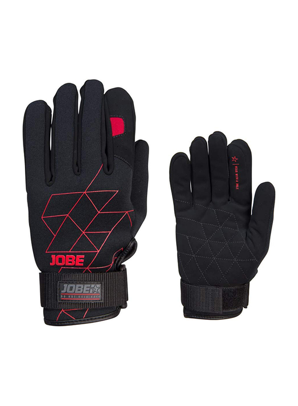 Jobe Medium Stream Men's Gloves, Black/Red