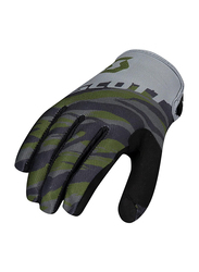 Scott Motocross 350 Gloves, Large, Dirt Green/Tan