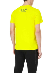 Valentino Rossi VR 46 T-Shirt for Men, XL, Yellow
