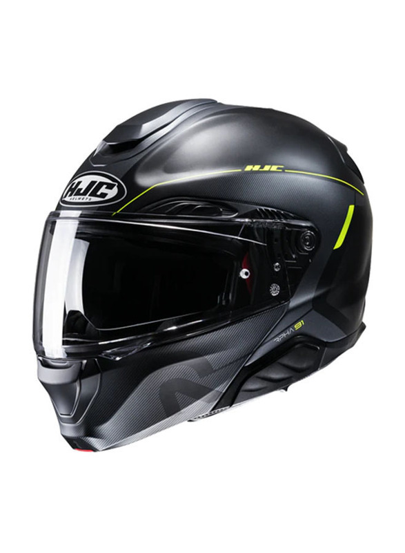 Hjc Rpha 91 Combust Helmet, Medium, RPHA91-MC3HSF-M, Black/Green