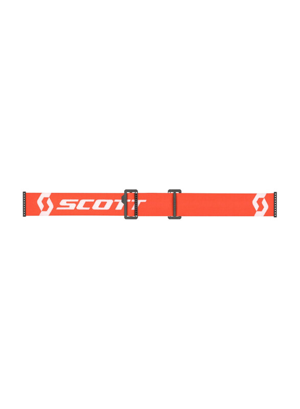 Scott Primal Orange Chrome Works Goggle, Orange/White