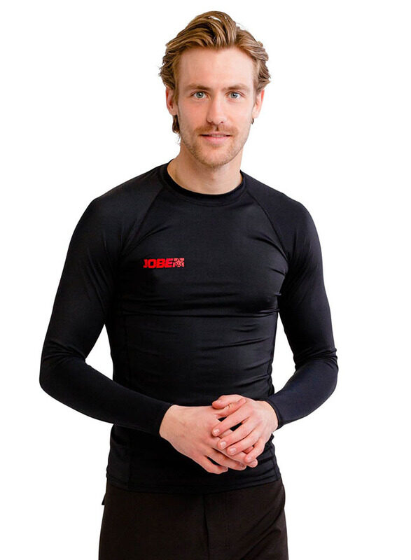 

Jobe Sports International Jobe Rash Guard Long Sleeve for Men, X-Large, Black