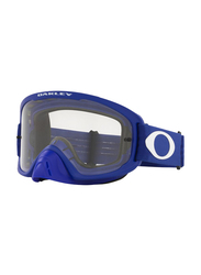 Oakley O-Frame 2.0 Pro MX Goggles, One Size, Blue/Clear