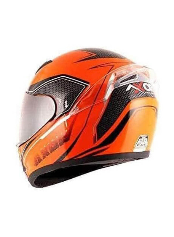 Axor Rage Ecco Full Face Helmet, Large, Orange/Black