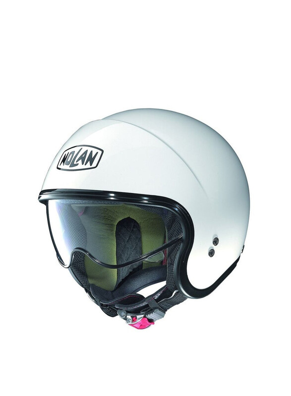 Nolan N21 Classic 005 Open Face Motorcycle & Scooter Helmet, X-Large, Metal White