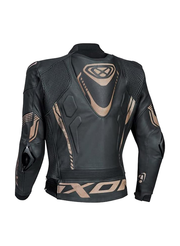 Ixon Vortex 2 Leather Motorcycle Jacket, Medium, Black