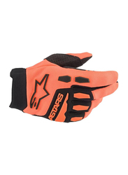 Alpinestars Full Bore Gloves, Orange/Black, Medium