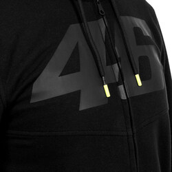 Valentino Rossi VR 46 Hoodie for Men, M, Black