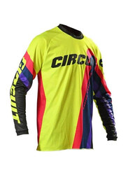 Circuit Equipment Cross/Enduro Reflex 2022 Jersey, Medium, Black/Yellow/Fluo