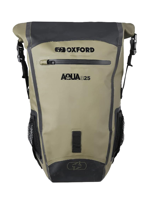 Oxford Aqua B-25 Backpack, 25 Ltr, OL406, Khaki/Black