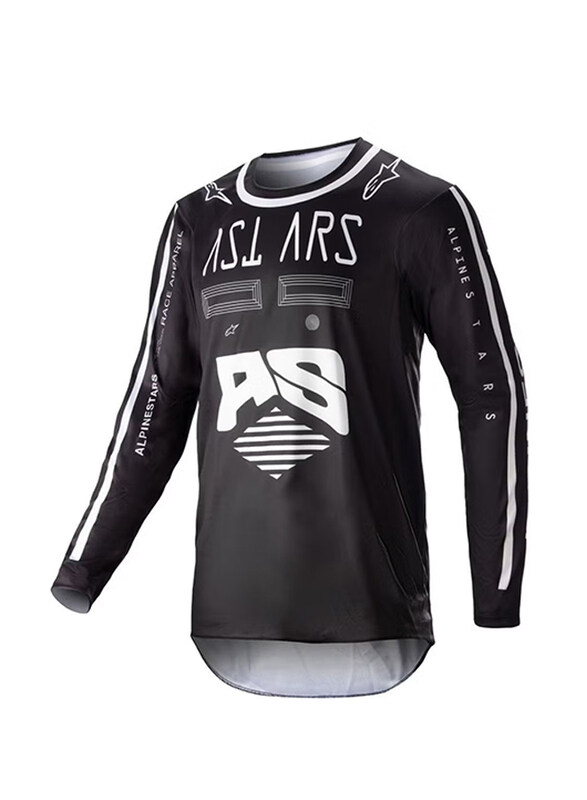 

Alpinestars Racer Found Motocross Jersey for Men, Medium, Black