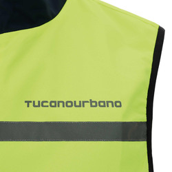 Tucano Urbano Nano Switch Vest, Dark Blue/Fluorescent Yellow, L/XL