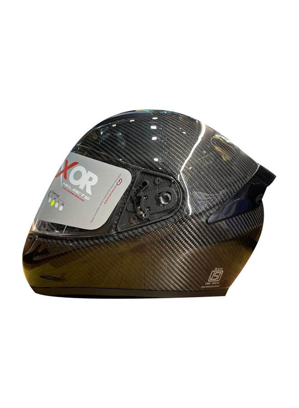 Axor Helmets Rage Carbon-E Gkcr/Gloss Carbon Helmet, X-Large, Black