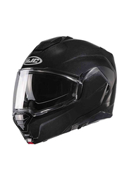 HJC I100 Solid Metal Helmet, Medium, I100-SOL-MBLK-M, Black