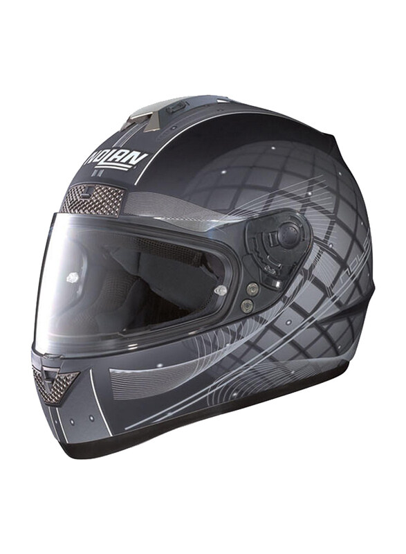 

Nolan N60-6 C. Stoner Replica 50 Full Face Helmet, Large, Metal White