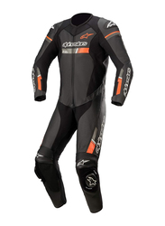 Alpinestars GP Force Chaser Men's Leather Suit X, Black/Red Fluo, Size 58