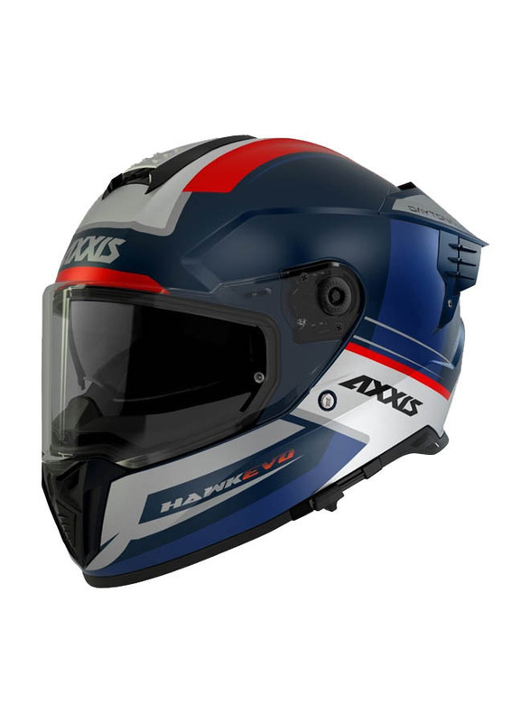 Axxis Hawk Sv Evo Daytona C7 Helmet, Large, Ff122, Matt Blue