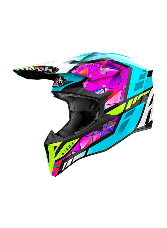 Airoh Wraaap Diamond Gloss Helmet, Large, Multicolour