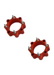 XRW Polyamide Rear Wheel Spacers, Red