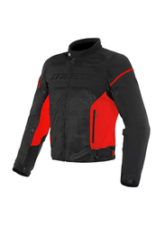 Dainese Air Frame D1 Tex Jacket, Black/White, Size 46