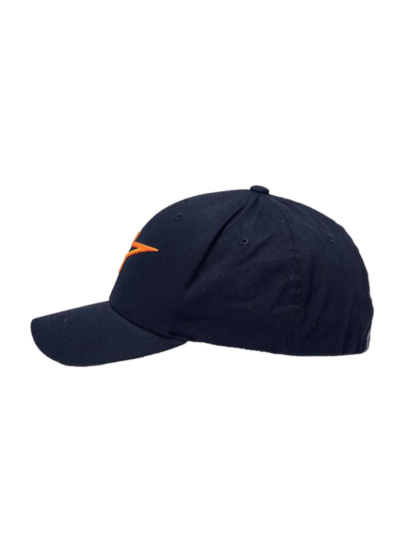 Alpinestars Ageless Curve Hat for Men, S-M, Navy/Orange