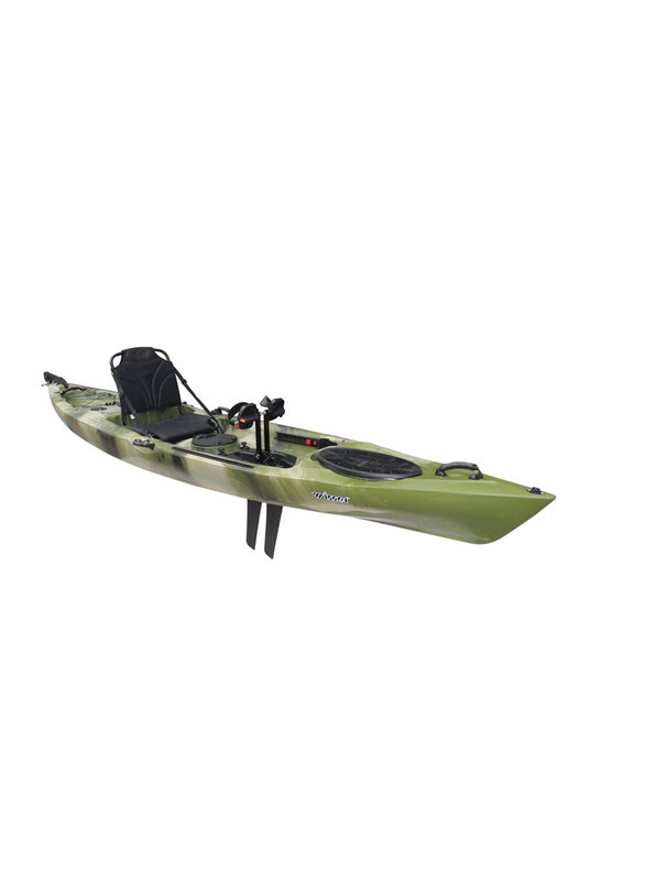 

Winner Kayak Leisure Dave Pro Base Tube Chair Kayak with SW Pedal Drive Set, Military Green