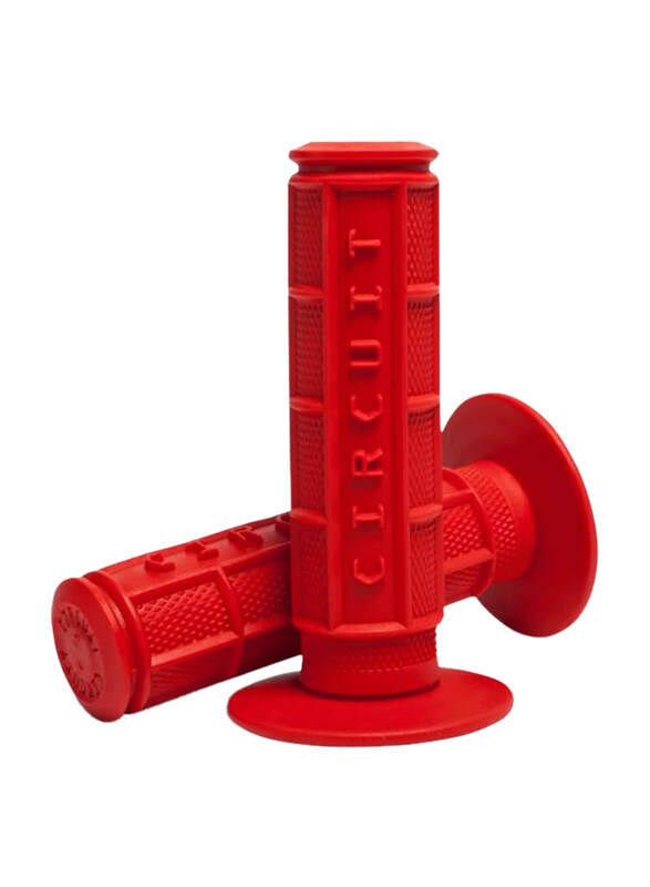 

Circuit II Grips for Motorcycle, Red