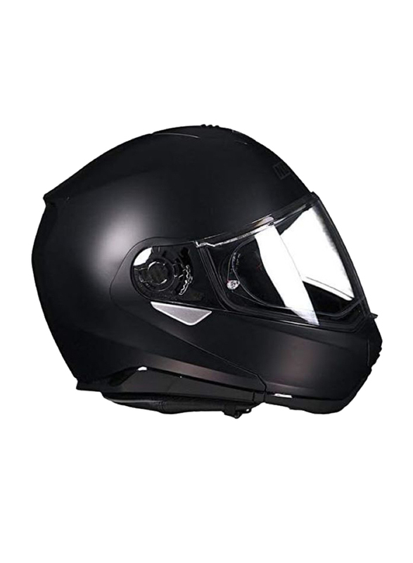 Nolan Classic Com Flat Motorcycle Helmet, Black, X-Large