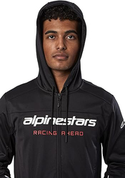 Alpinestars Men's Session Ii Lxe Fleece Hooded Jumper, Medium, Black