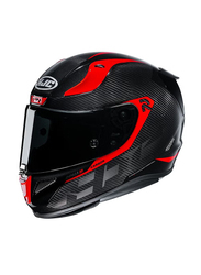 HJC RPHA11 Carbon Bleer Helmet, Large, RPHA11-MC1-BLE-L, Black/Red