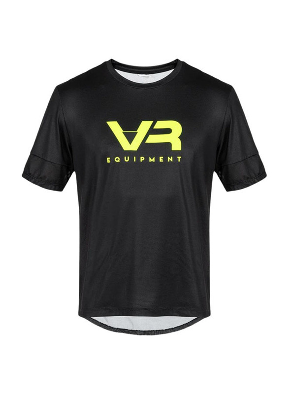 Vr46 Short Sleeve T-Shirt for Men, Small, Black