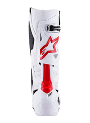 Alpinestars Tech 10 Supervented Boots, Size 9, White/Red