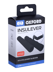 Oxford Insulever Insulating Motorcycle Lever Sleeves, One Size, OX607, Black