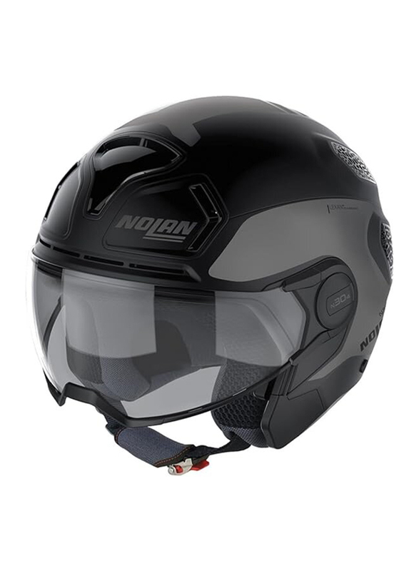 Nolan Group SPA Blazer Flat Lava Helmet, Large, N30-4VP[020], Black/Grey