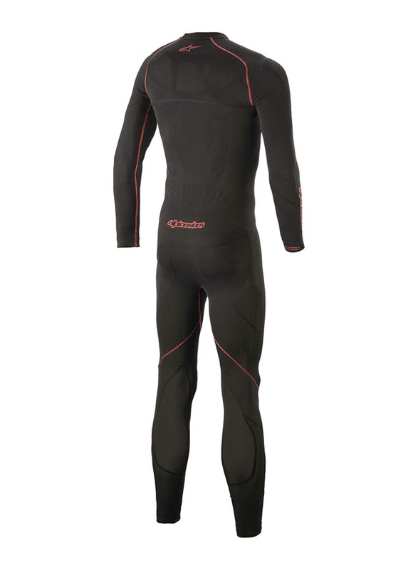 Alpinestars Ride Tech Lite Undersui, Black/Redt, Medium/Large