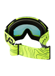VR Equipment VR46 Racing Goggle Unisex, Fluo Yellow