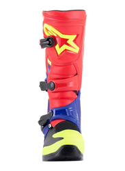 Alpinestars Tech 3 Motocross Boots, Size 9, Red/Blue/Yellow