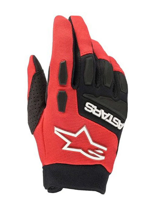 Alpinestars Full Bore Gloves, Small, Black/Red