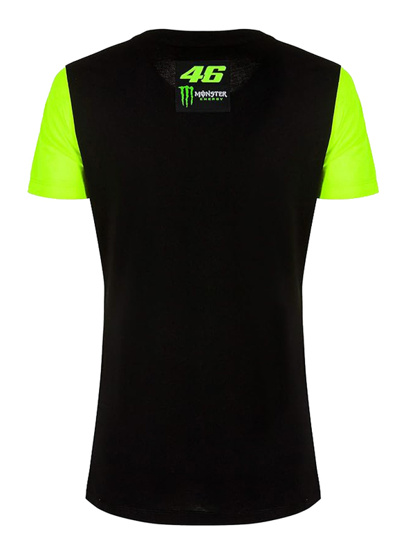 Valentino Rossi VR 46 T-Shirt for Women, S, Black